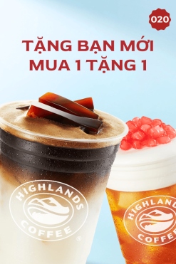 Mua 1 Tặng 1 Highlands Coffee PhinĐI